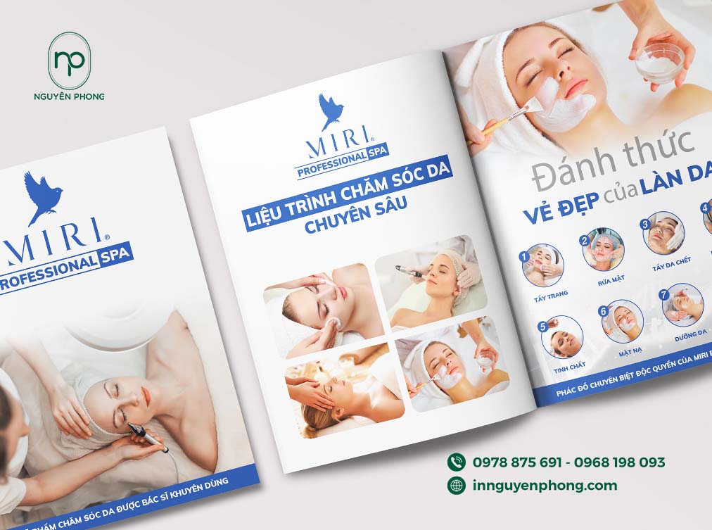 Mẫu catalogue spa đẹp